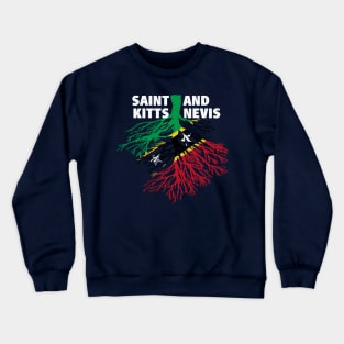 Saint Kitts and Nevis Roots Flag Crewneck Sweatshirt